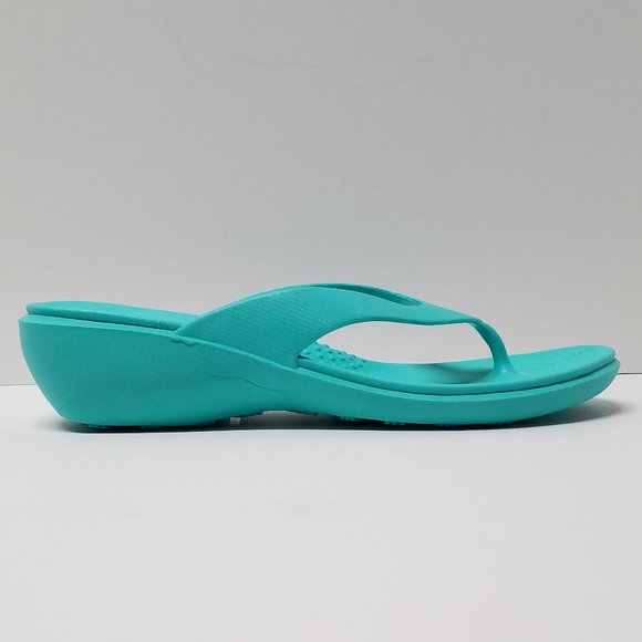 Okabashi Sea Glass Splash Flip Flops - Sandals - Picture 8 of 12